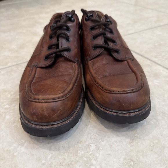 Dockers Waterproof Stain Defender Men's Brown Leather Shoe Sz 11 M Casual Work - Picture 3 of 10